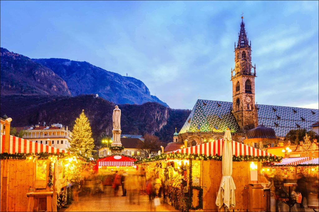 itinerario mercatini natale trentino auto